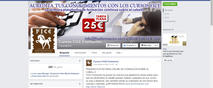 FICE en las redes sociales